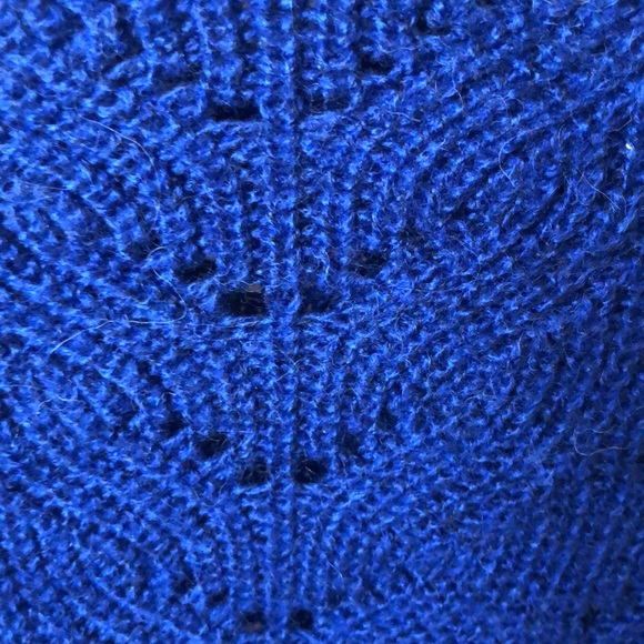 Blue knitted sweater - Picture 3 of 3
